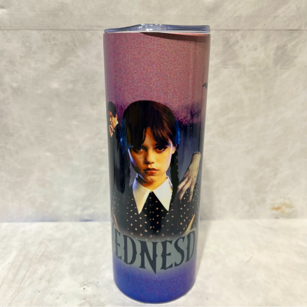 Wednesday Custom 20 oz Tumbler Design inspired from the “ Netflix “ Series